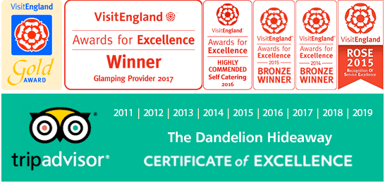 Award winning Glamping in the UK