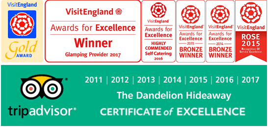 Award winning Glamping in the UK